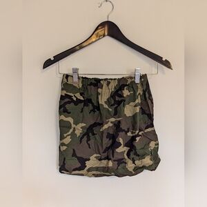 Camouflage Print Skirt